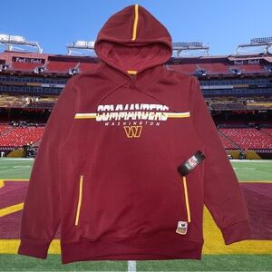 Washington Commanders Pullover Hoodie Men’s Fleece Sweatshirt NFL Sz L NEW